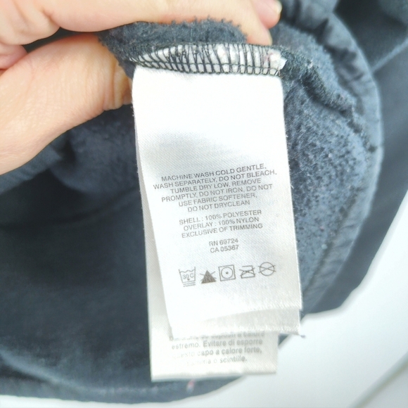 Columbia Youth 14/16 Black Fleece Full Zip Jacket‎ Gorpcore Hiking Outdoors - Picture 7 of 7